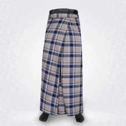 Denim Lungi-Cement Navy Blue Cotton
